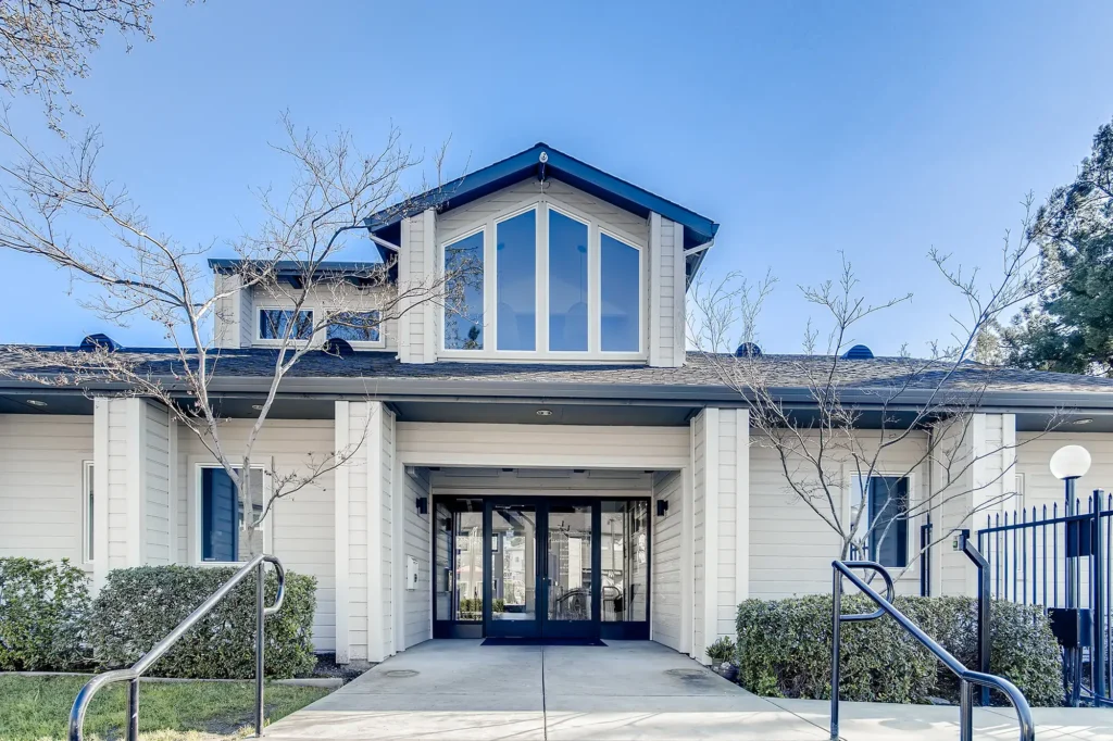 Leasing office exterior entrance